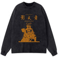 washed samurai t-shirt for men