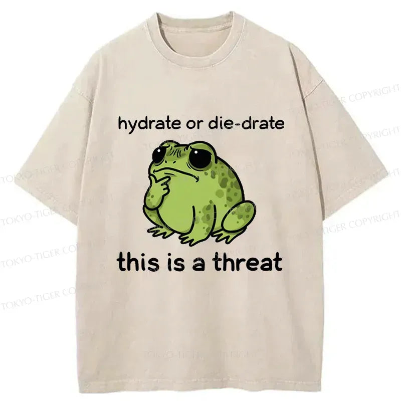 Japanese Vintage Frog Tee for Daily Wear