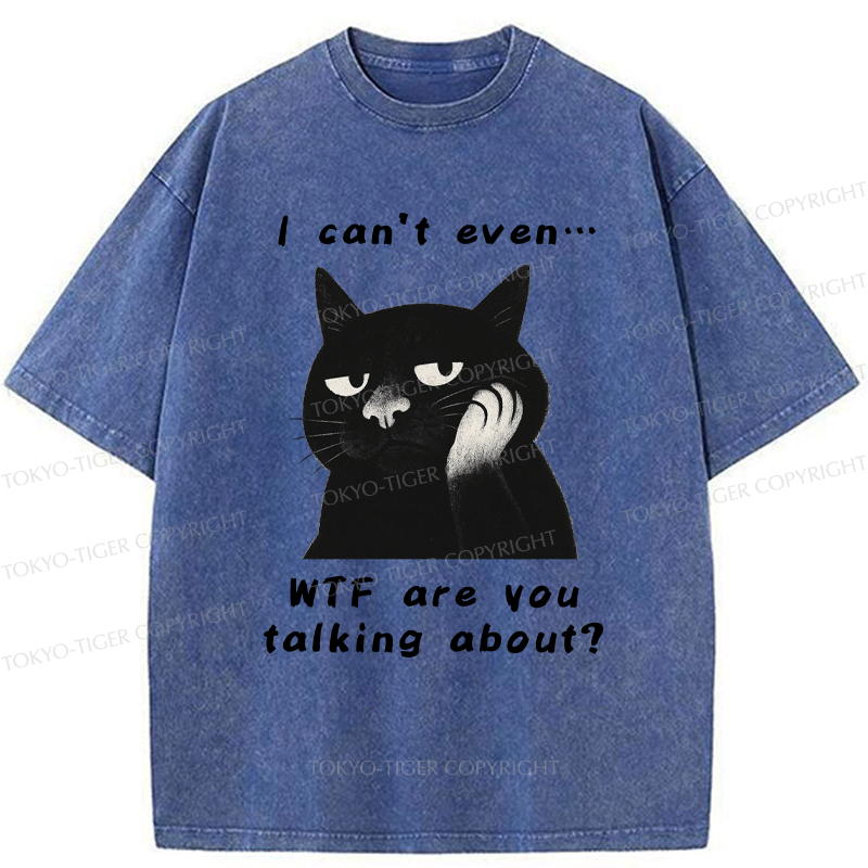 Japanese Cat T-Shirt for Streetwear