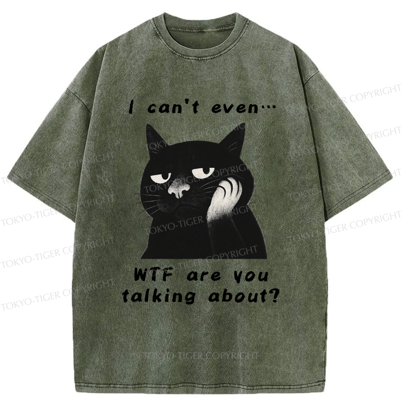 Japanese Cat T-Shirt for Streetwear