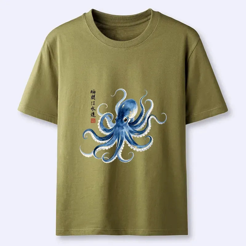 best seller Japanese octopus t-shirt
