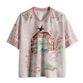 Kyoto-Lion Sakura White Tiger Mesh Jersey