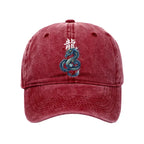 Kyoto-Lion Mythic Blue Dragon Washed Cap
