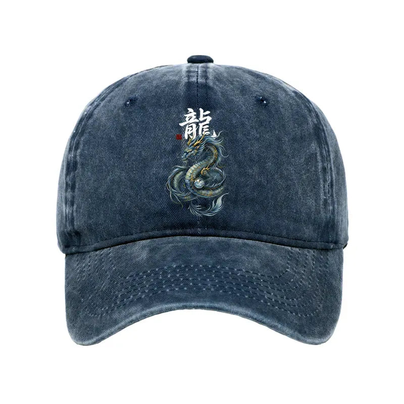 mythic blue dragon cap streetwear