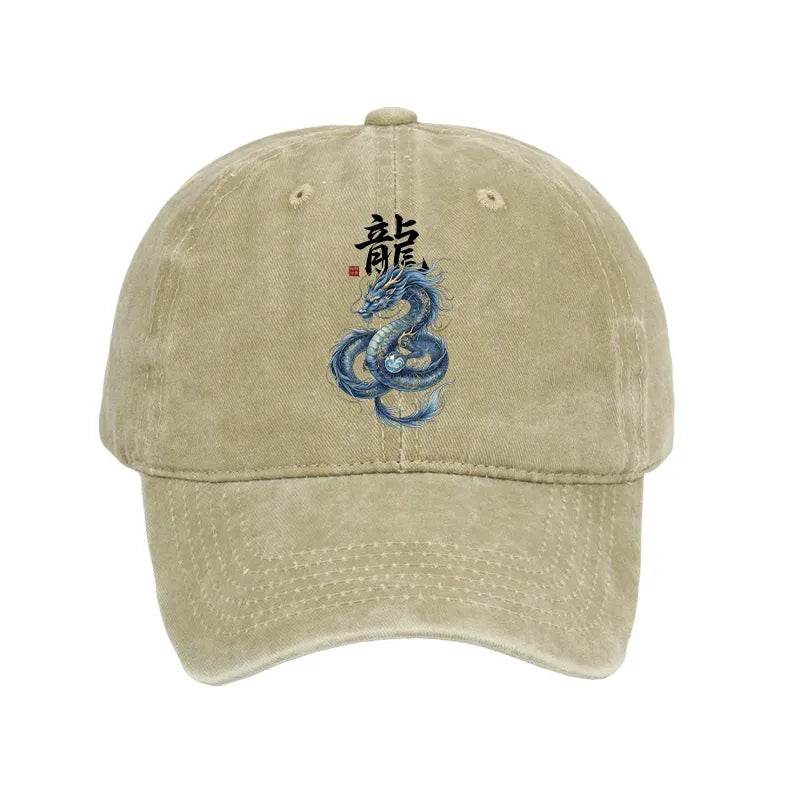mythic blue dragon cap streetwear