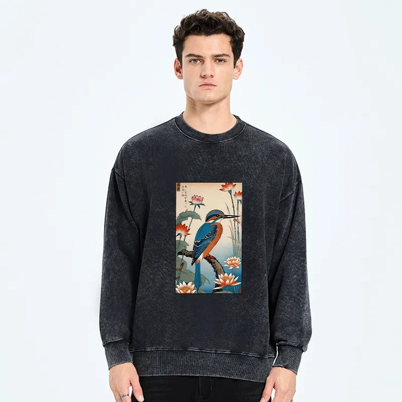 Japanese Kingfisher Sweatshirt on Sale