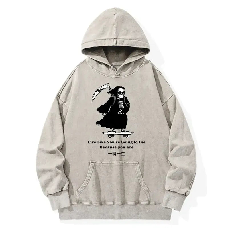 Japanese Vintage Washed Hoodie