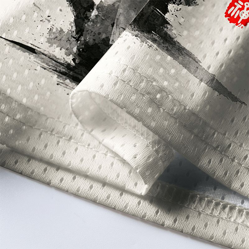 Kyoto-Lion Zen Samurai Cat Mesh Jersey