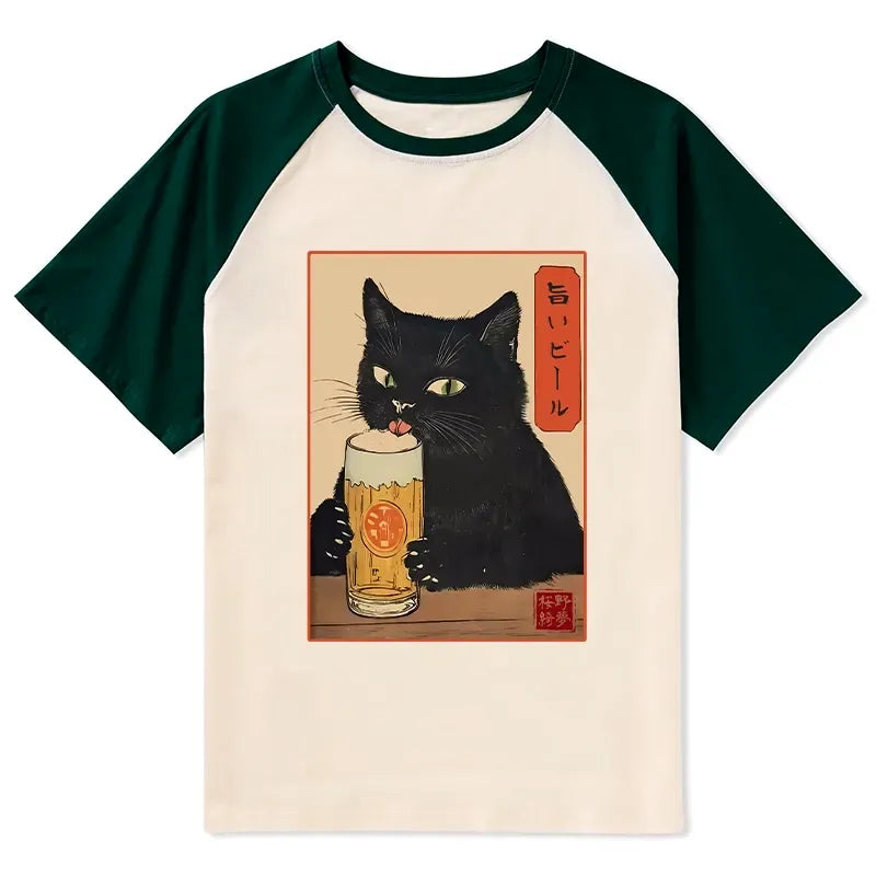 Vintage Kyoto Lion cat beer shirt