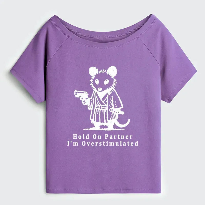 Funny Japanese Samurai Possum T-Shirt