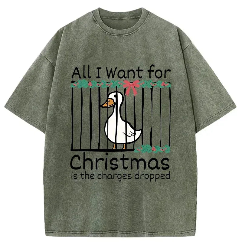Retro Woodblock Print T-Shirt for Holiday