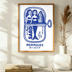 Japanese art poster for wall decor