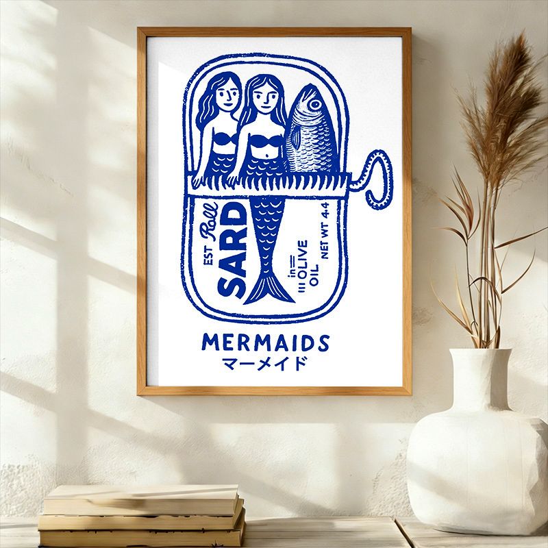 Japanese art poster for wall decor