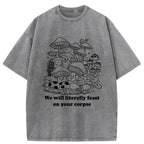 japanese style mushroom tee for summer