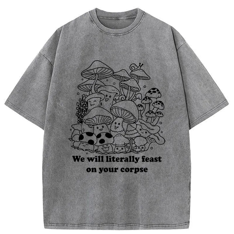 japanese style mushroom tee for summer