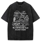 japanese style mushroom tee for summer