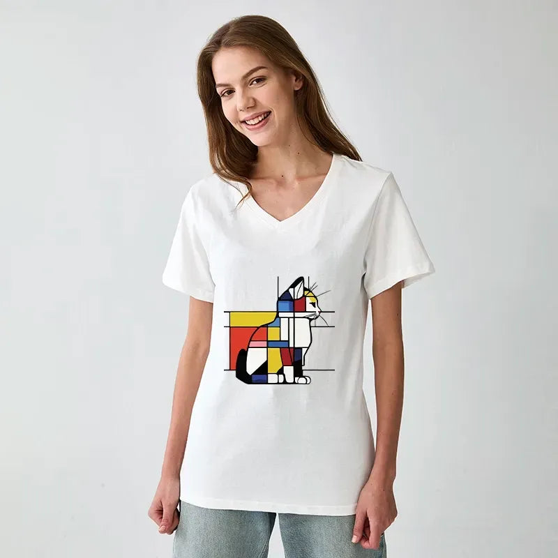 Kyoto-Lion Cat T-Shirt Trendy Gift