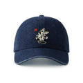 Frog Denim Cap for Street Style
