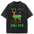 Kyoto Lion funny washed t-shirt for daily wear