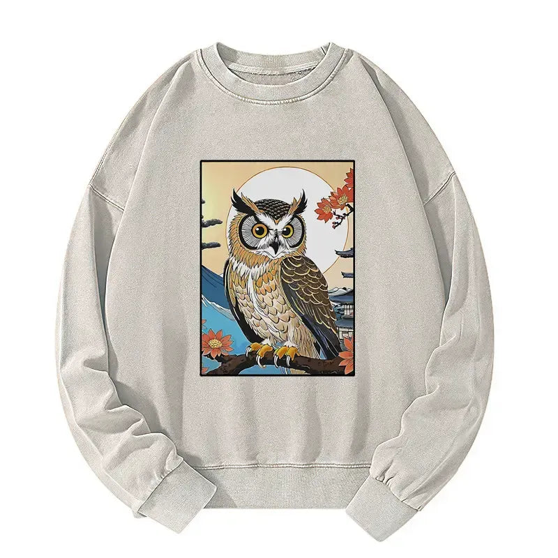 Japanese Woodblock Print Sweatshirt Free Shipping