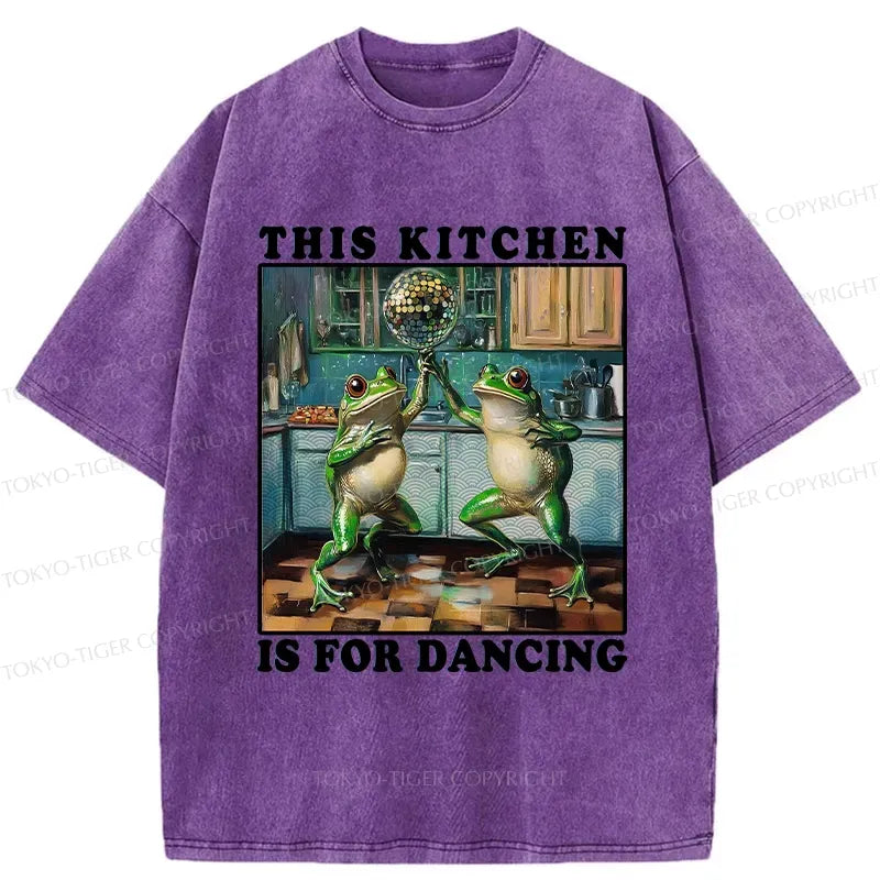 Kyoto-Lion This Kitchen Is For Dancing Washed T-Shirt