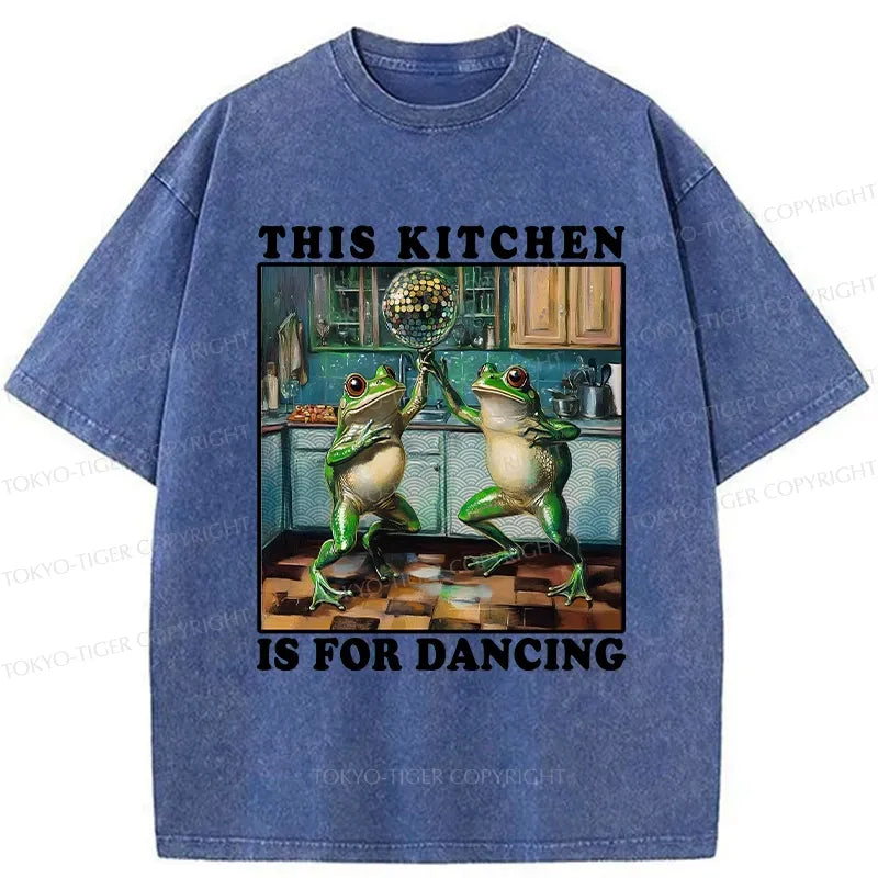 Kyoto-Lion This Kitchen Is For Dancing Washed T-Shirt