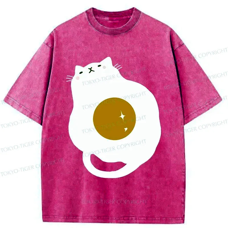 Kyoto Lion fried egg cat tee gift idea