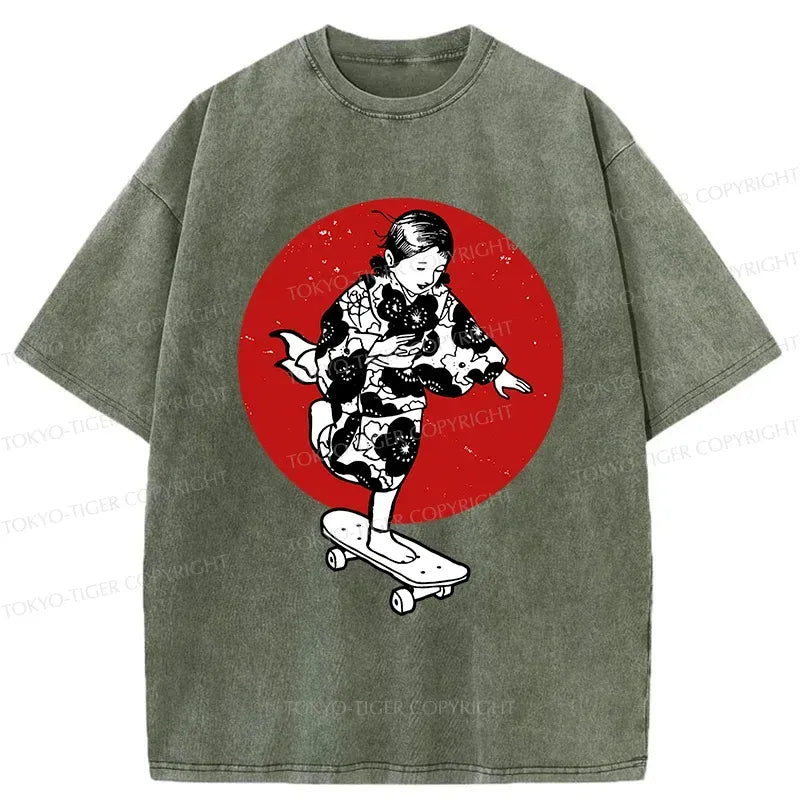 Retro Washed T-Shirt for Kids