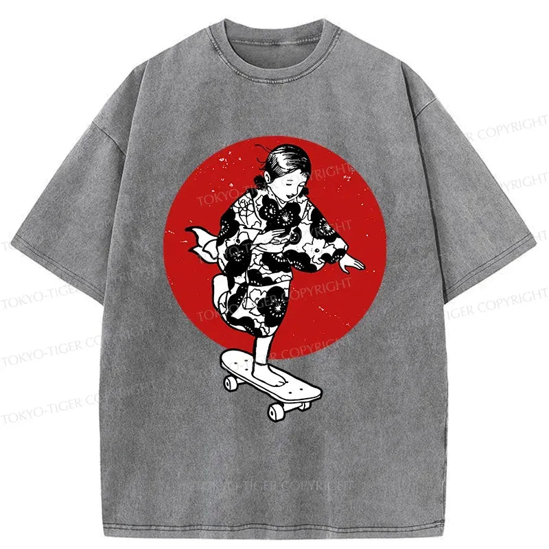 Retro Washed T-Shirt for Kids