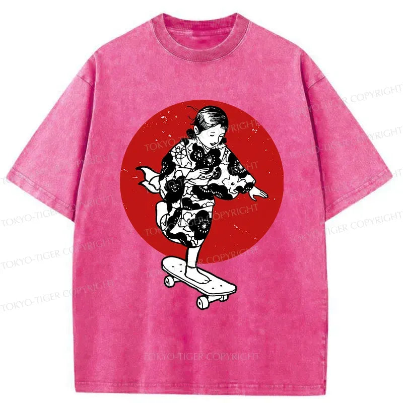 Comfortable Kid Skateboard T-Shirt
