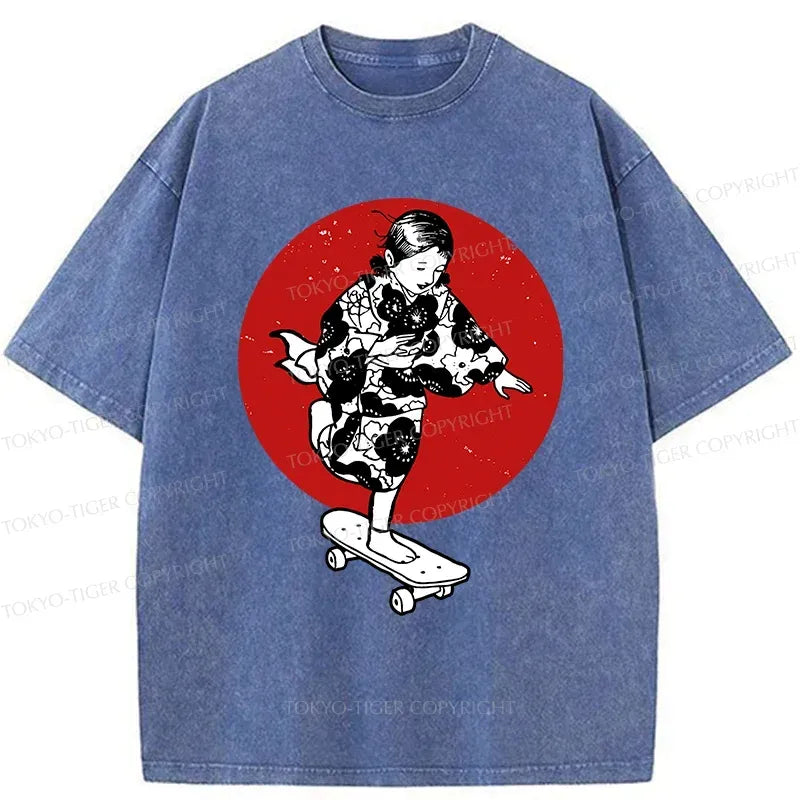 Retro Washed T-Shirt for Kids
