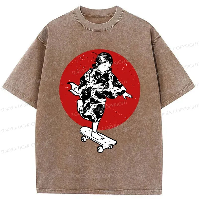 Comfortable Kid Skateboard T-Shirt
