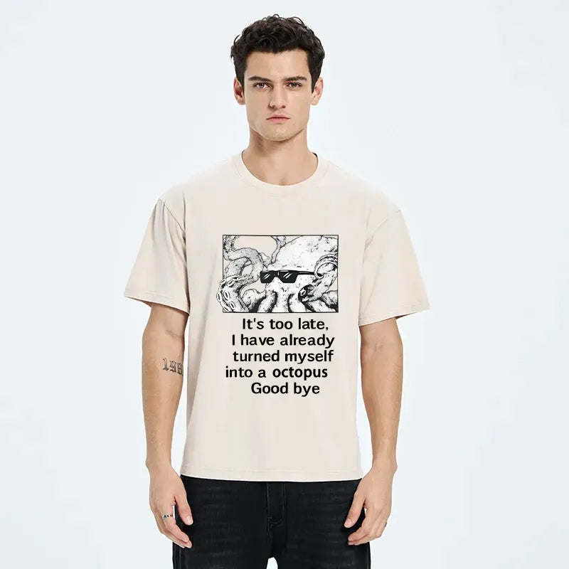 Funny Octopus Meme Tee for Men