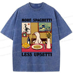 Kyoto-Lion More Spaghetti Less Upsetti Goose Washed T-Shirt