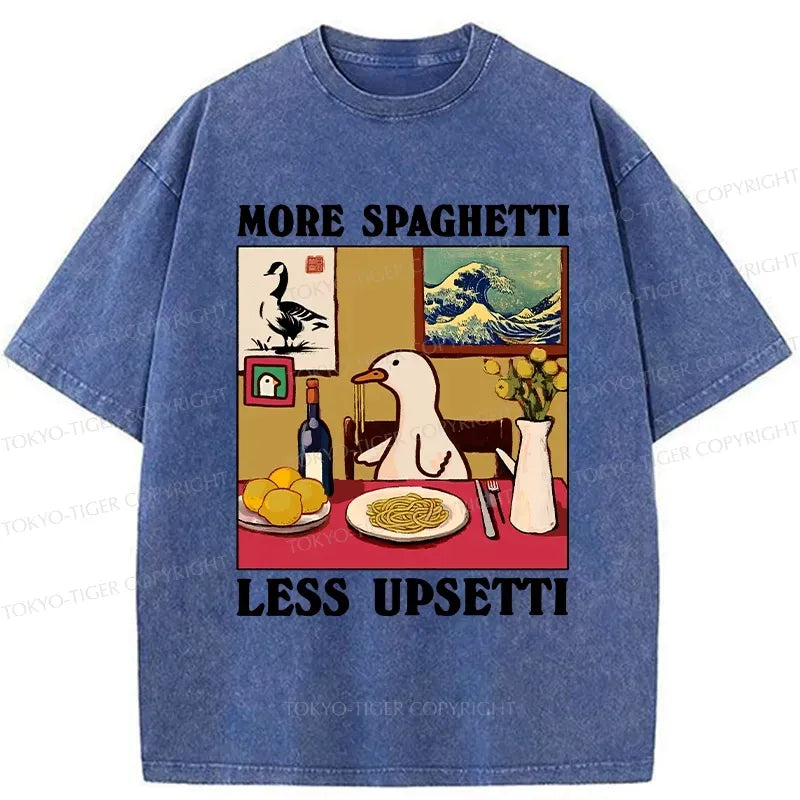 Kyoto-Lion More Spaghetti Less Upsetti Goose Washed T-Shirt