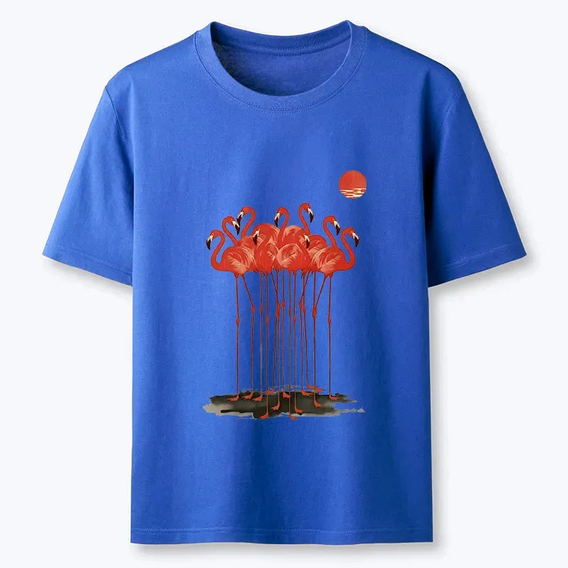 Kyoto-Lion Flamingos at Dusk Classic T-Shirt