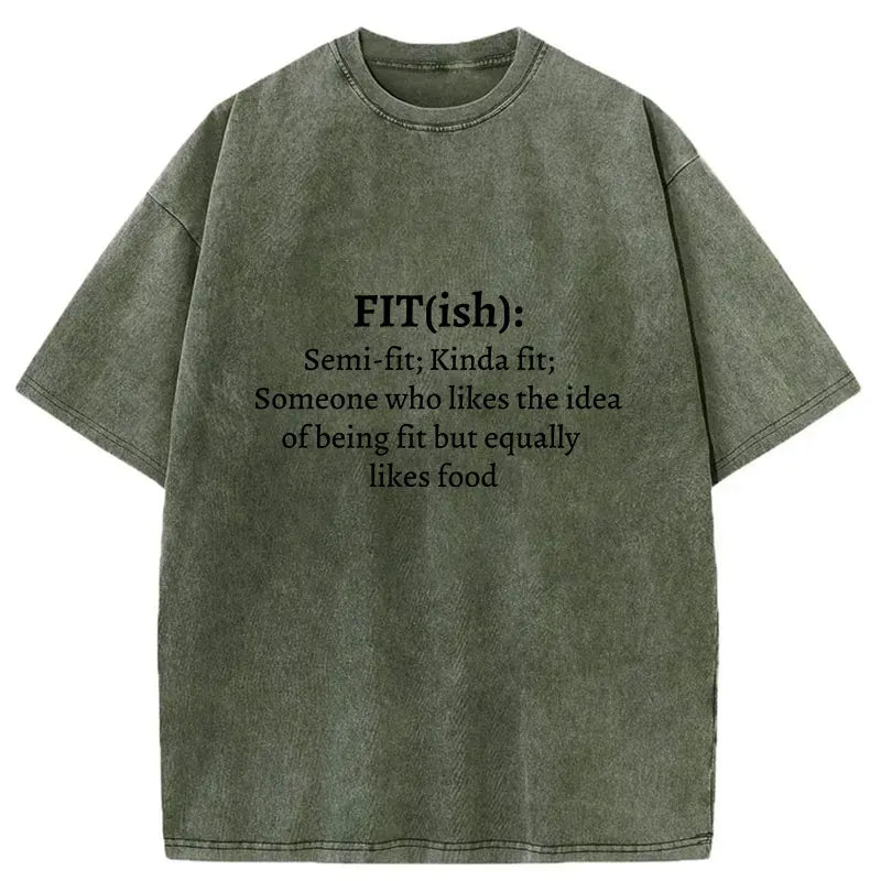 Fitness Foodie Vintage Tee for Summer