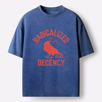 Kyoto-Lion Thoughtful Crow Washed T-Shirt