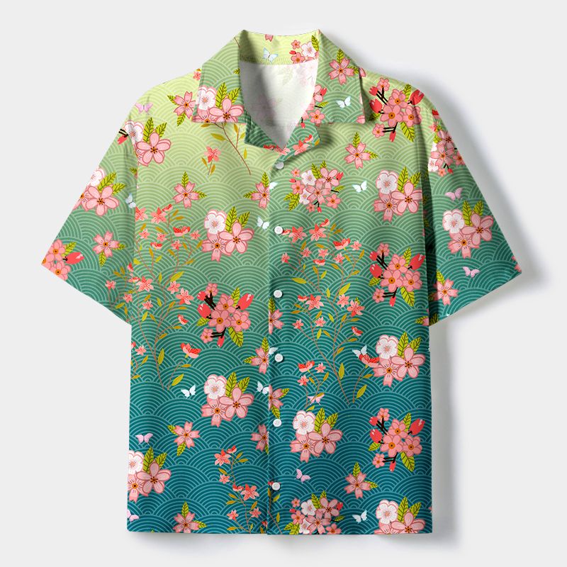 kyoto lion japanese shirt for summer vacation