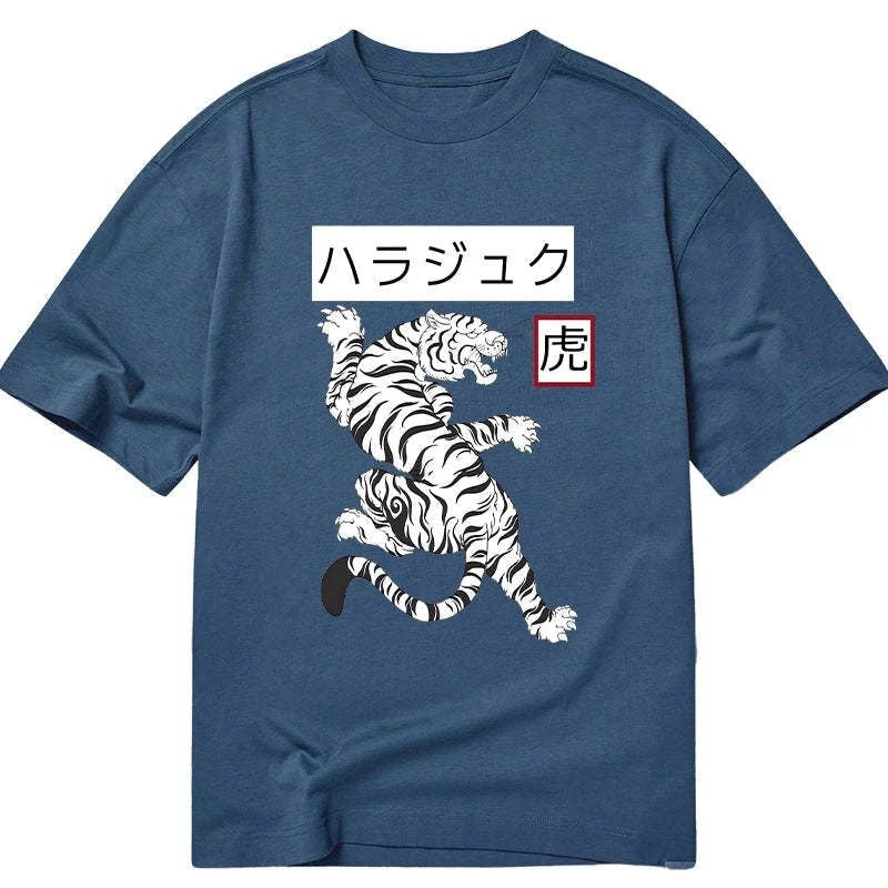 White Tiger Japanese Streetwear Tee