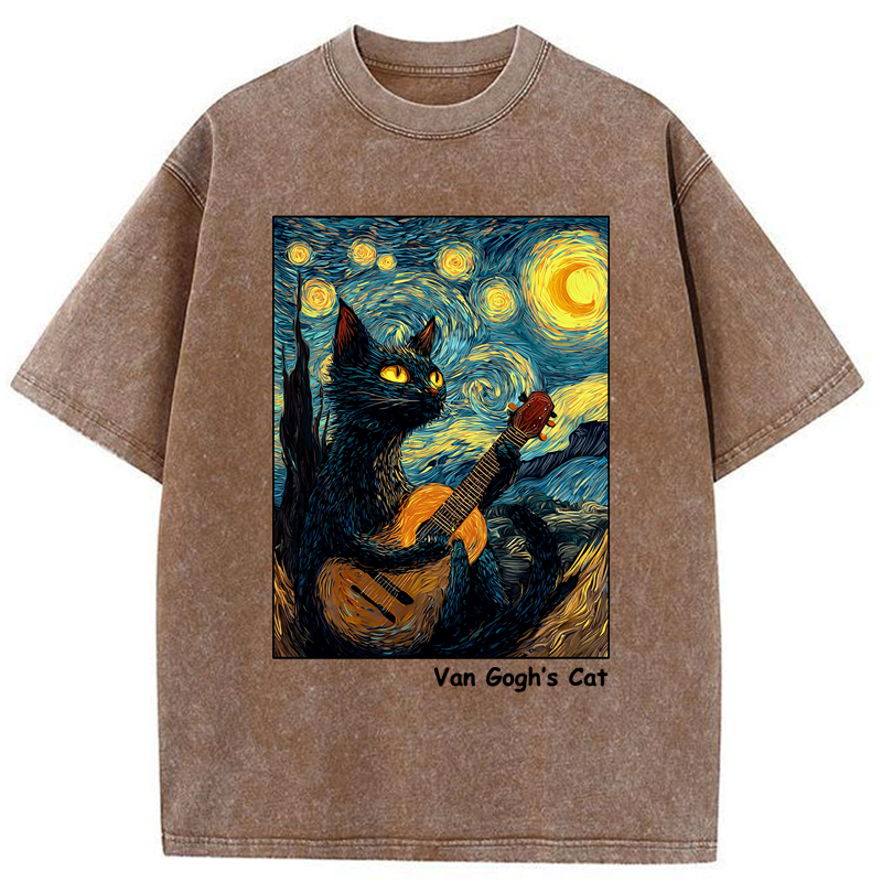Japanese Vintage Washed T-Shirt for Daily Wear
