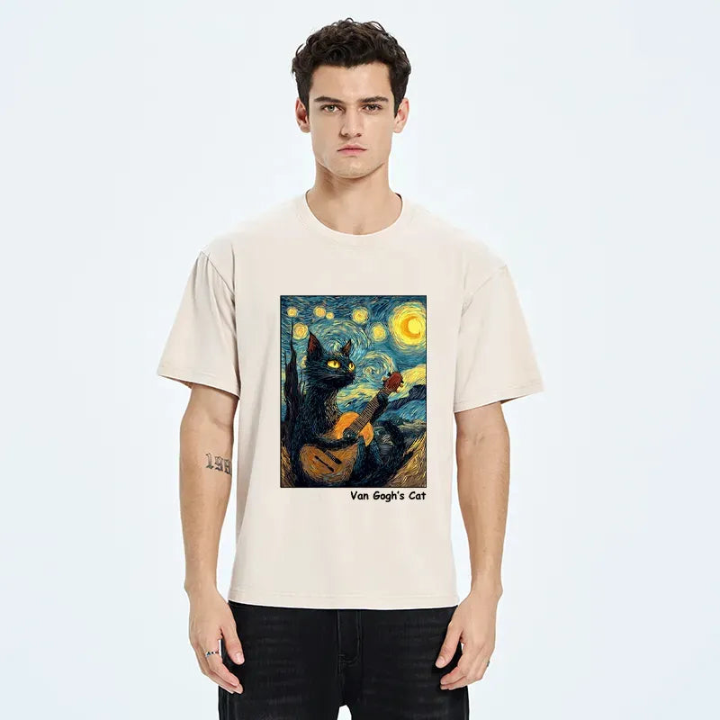 Japanese Vintage Washed T-Shirt for Daily Wear
