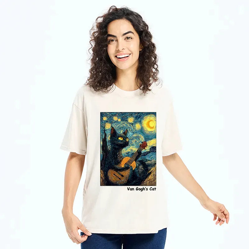 Kyoto-Lion The Starry Musician Washed T-Shirt