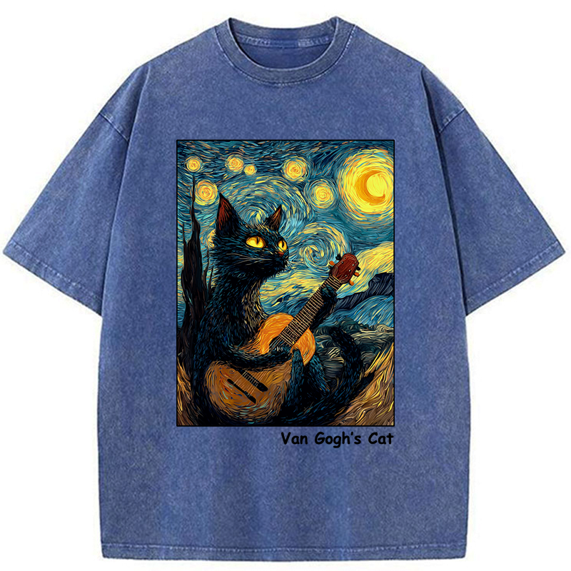 Japanese Vintage Washed T-Shirt for Daily Wear