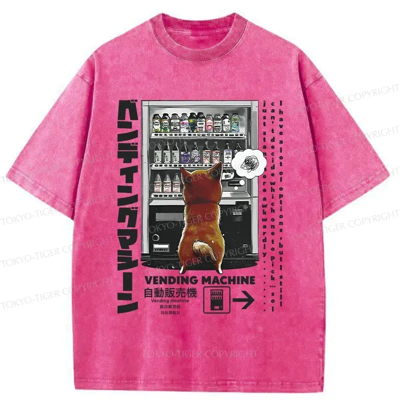 Japanese Vending Machine Washed T-Shirt