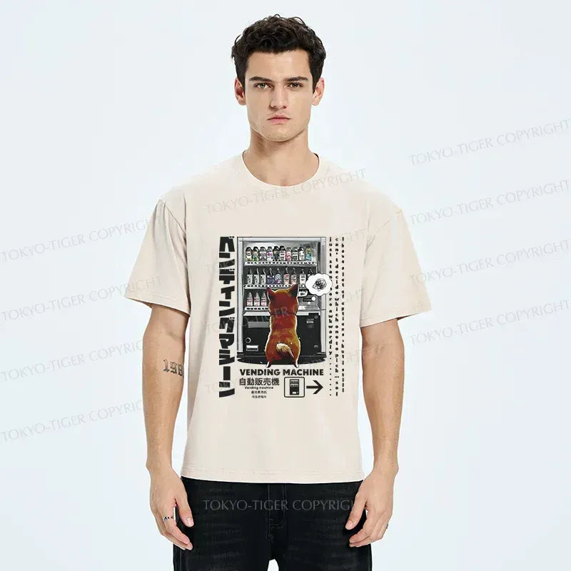 Japanese Vending Machine Washed T-Shirt