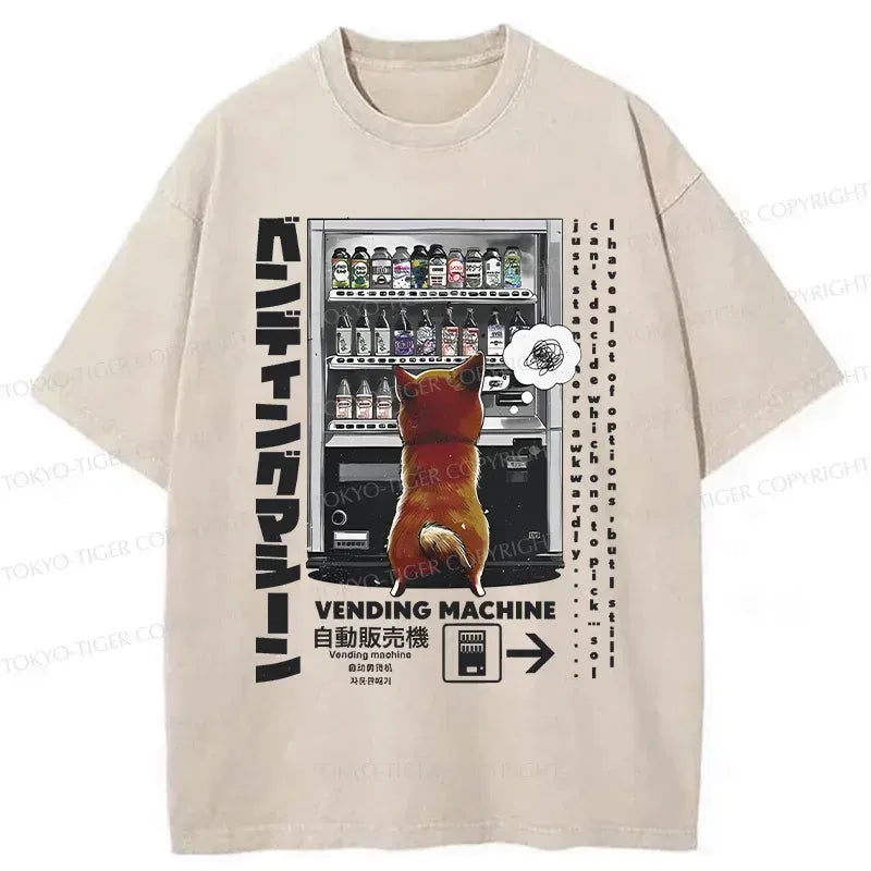 Japanese Vending Machine Washed T-Shirt
