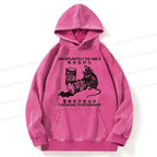 Kyoto-Lion The Vibe Is Continuing To Deteriorate Washed Hoodie