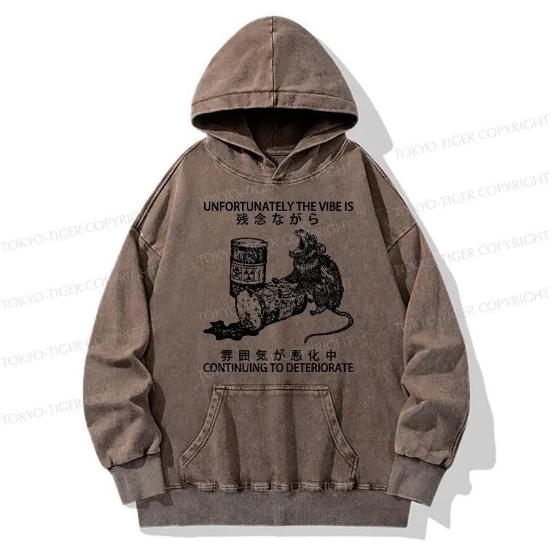 Kyoto Lion Washed Hoodie for Streetwear