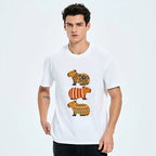 Kyoto-Lion Folk Floral Striped Capybara Trio Print Classic T-Shirt